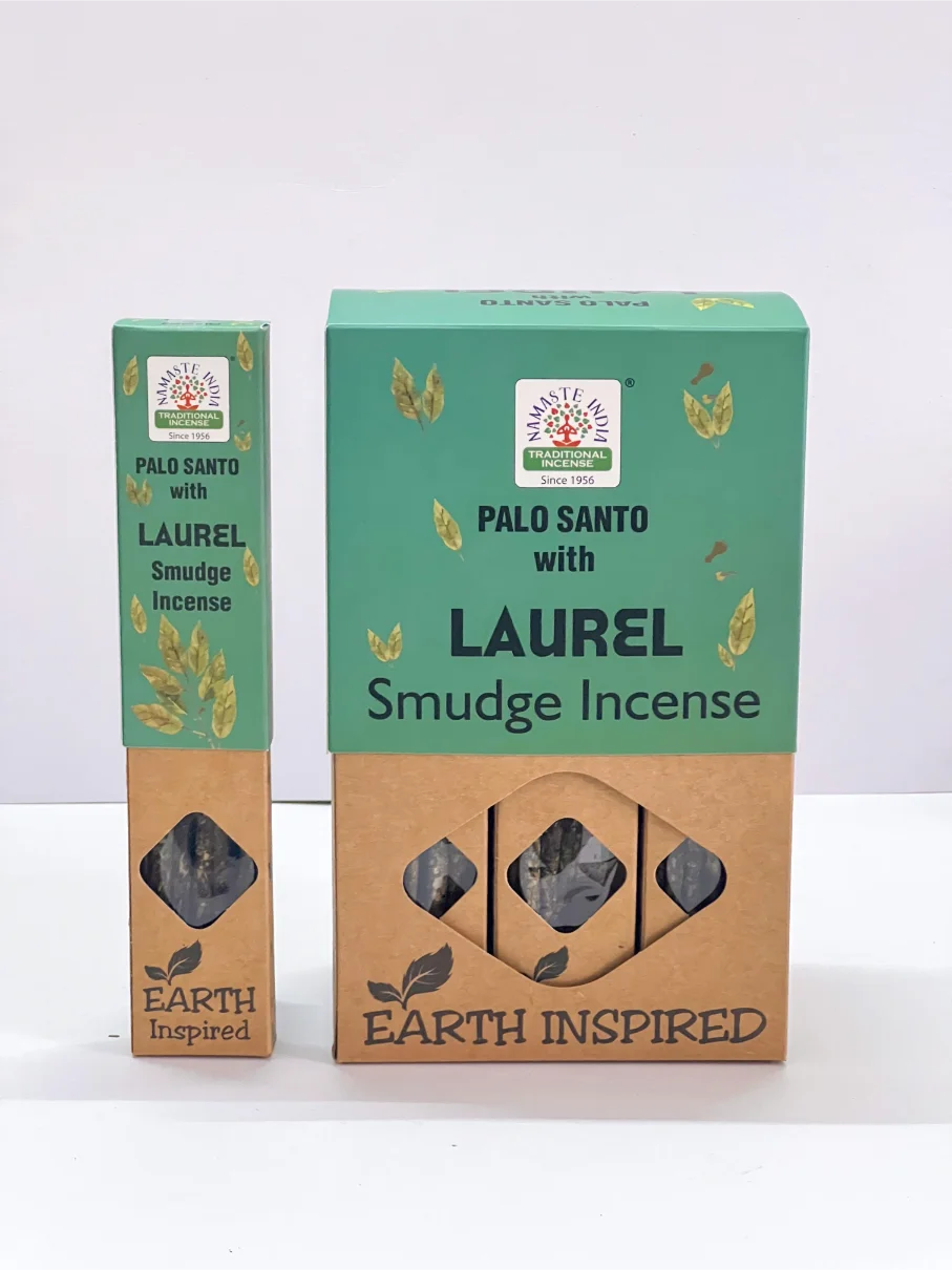 Kadzidełka Inspirowane Ziemią – Palo santo z Liściem Laurowym