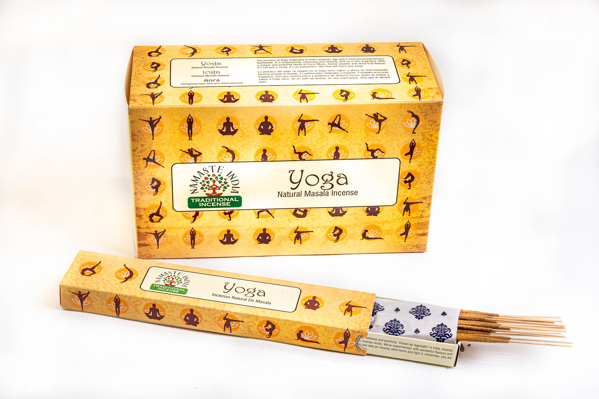 kadzidła naturalne - yoga patyczkowe
